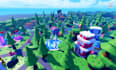 do low poly roblox game map terrain game lobby roblox environment level design