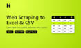do python web scraping and data extraction to excel, CSV, google sheets