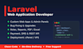 develop a custom laravel web application or fix laravel bugs