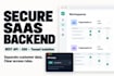 build secure multi tenant saas backend, rest API, sso and application security