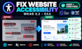 audit and fix wcag accessibility issues on your website