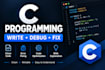 write,debug and fix your c programming code
