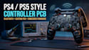 design ps4 ps5 style controller pcb with bluetooth and embedded firmware