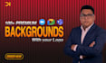 design virtual background for zoom and google meet