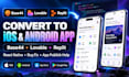 fix convert base44 lovable to ios replit base44 android app ios react native app