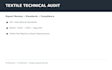 provide textile quality, compliance and technical consulting