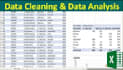 clean, format, merge , split excel data