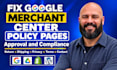 fix gmc misrepresentation with policy pages and compliance package