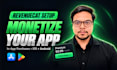 add revenuecat in app purchases to your ios and android app