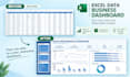 create a professional excel dashboard and data visualization