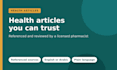 write a referenced health article as a licensed pharmacist