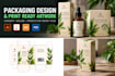 prepare your packaging artwork on a print ready manufacturer dieline