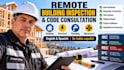 provide remote building inspection and code consultation