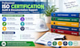 provide iso 9001, 14001, 45001 certification, audit and documentation