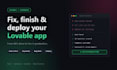 fix, finish and deploy your lovable app with supabase