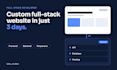 built a custom fullstack website