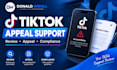 prepare a professional tiktok suspension appeal