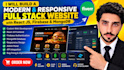 build a responsive reactjs website with firebase and mongodb