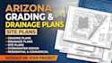 arizona grading drainage plans site plans