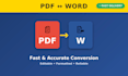 convert your PDF file into