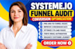 build systeme io funnel audit conversion optimization sales funnel fix