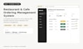 build a restaurant and cafe ordering management system