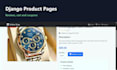 build a custom django web application with python