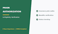 do prior authorization and insurance eligibility verification for your practice