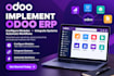 implement odoo erp, configure modules, integrate systems and automate workflows