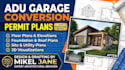 design adu garage conversion permit plans
