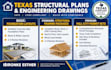 draft texas structural plans and framing drawings