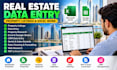 do real estate data entry property listings and web research