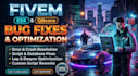 fix fivem esx and qbcore server bugs, errors, and crashes
