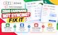 setup zoho campaigns email automation CRM sync and segmentation