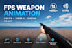 create fps weapon animations for unity and unreal engine games