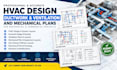 create hvac ductwork ventilation and mechanical permit plans