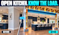 assess open concept kitchen wall removal loads