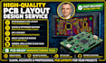 design pcb layout, routing, schematic and gerber files