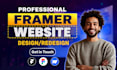 design framer website, framer website design and framer landing page