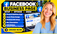 create and setup facebook business page