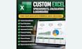 create custom excel spreadsheets, calculators and dashboards