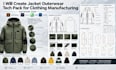 create jacket outerwerar tech pack clothing manufacturing