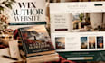 design or redesign wix author website,book showcase and book launch page website