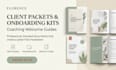 design professional client packet, onboarding kit, coaching welcome guide