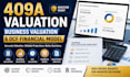 do 409a valuation, business valuation and dcf financial model