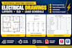 create electrical layout drawings single line diagrams and load schedules