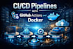 build cicd pipelines with github actions, docker and AWS deployment