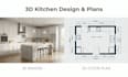 do 3d kitchen design with realistic renders and technical plans