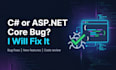 fix bugs and add features to your dotnet asp net core application