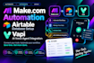build makecom automation, airtable database, make com and vapi ai integration